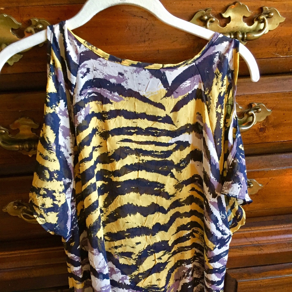 Forever21 Tiger Stripe Blouse